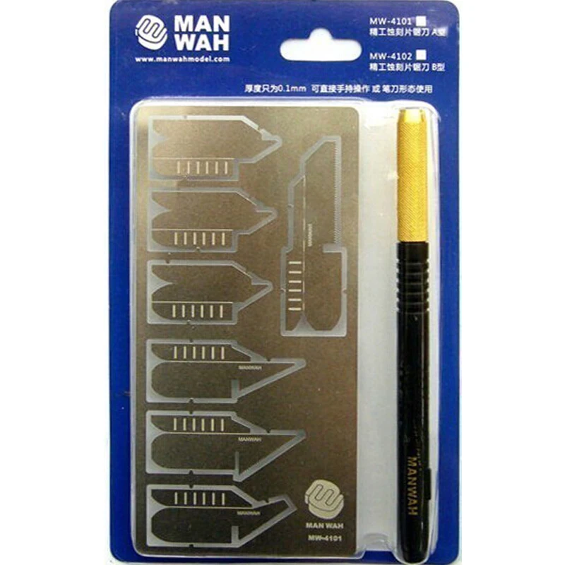 

MANWAH MW-4101 Photo Etched Saw Hobby Hand Tools Thickness 0.1mm