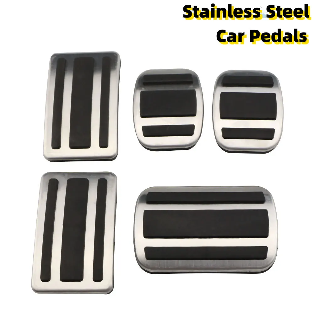 AT MT Pedal Cover for Peugeot 308 2007-2021 3008 GT 2016-221 408 2010-2021 4008 5008 Car Styling Pads Break Accelerator Pedals
