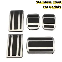 AT MT Pedal Cover for Peugeot 308 2007-2021 3008 GT 2016-221 408 2010-2021 4008 5008 Car Styling Pads Break Accelerator Pedals