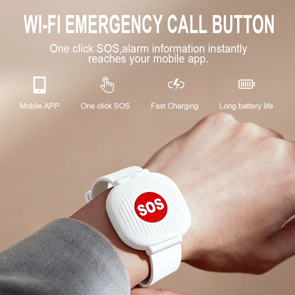 Bouton d'urgence SOS WiFi Tuya - Smart Elderly Home avis et prix