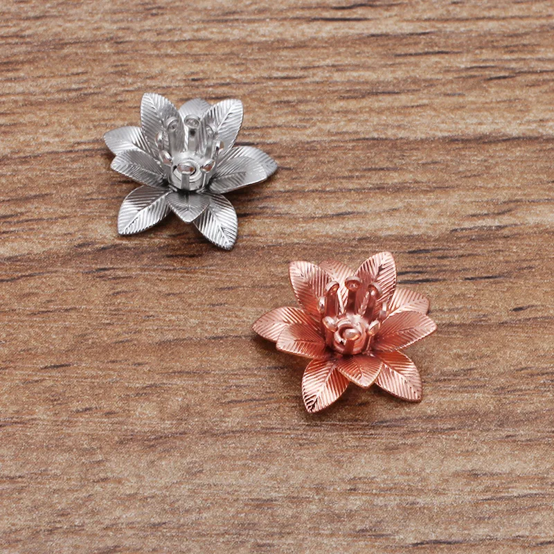 BoYuTe Metal Brass Flower Findings Diy Jewelry Making Accessories Factory Wholesale