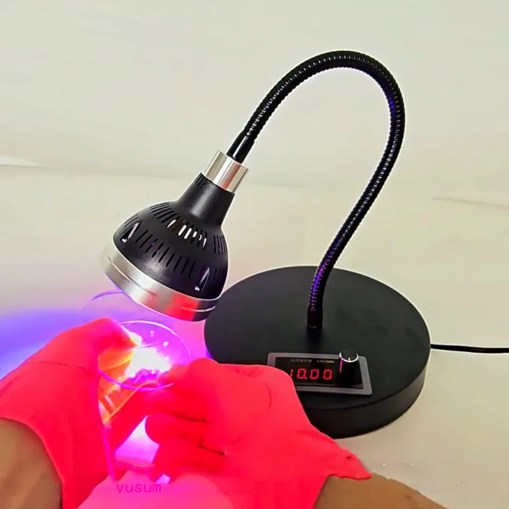 

300W 365nm 395m 405nm ultraviolet UV curing lamp shadowless glue green ink resin glue exposure screen printing three proof paint