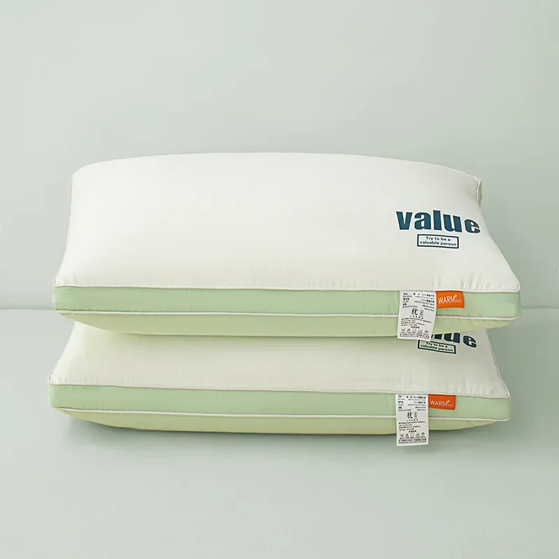 Double Sided 48x74cm washed cotton pillow core does not collapse single pillow core