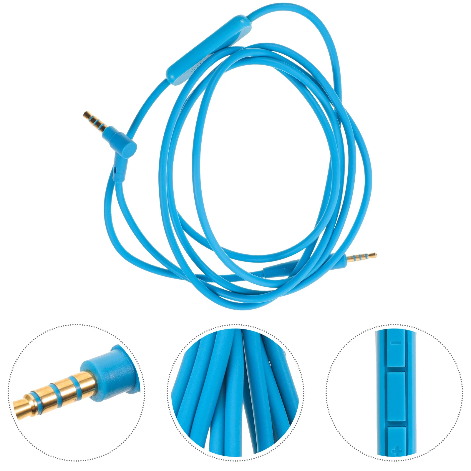 

Durable Headphone Cable Wire Audio Replacement Cord Long Universal Headset Noise Reduction Practical Exquisite