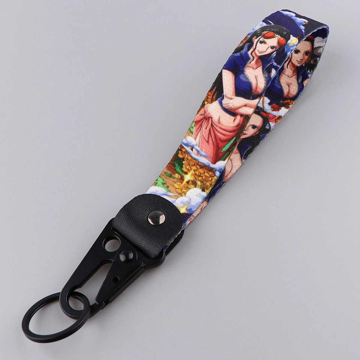 

Adventure Anime Keychain Eagle Beak Key Tag For Motorcycles Cars Backpack Chaveiro Manga Short Lanyard Accessories Gifts