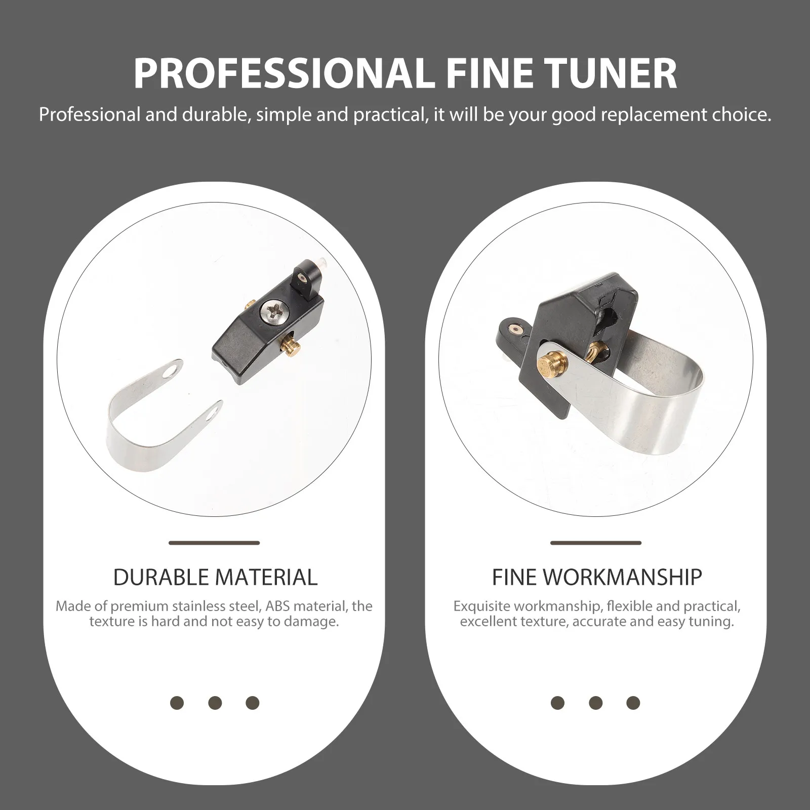 

Premium Stainless Steel Erhu String Adjuster Qianjin Replacement Part for Erhu Instruments Professional Fine Tuning Tool