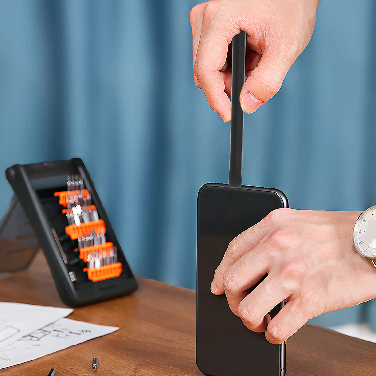 10 قطعة أداة Spudger برأس مسطح قضيب رفع بلاستيكي لإصلاح الهاتف تفكيك مجموعة أدوات الفتح Spudger عصا Lapdesk مكشطة