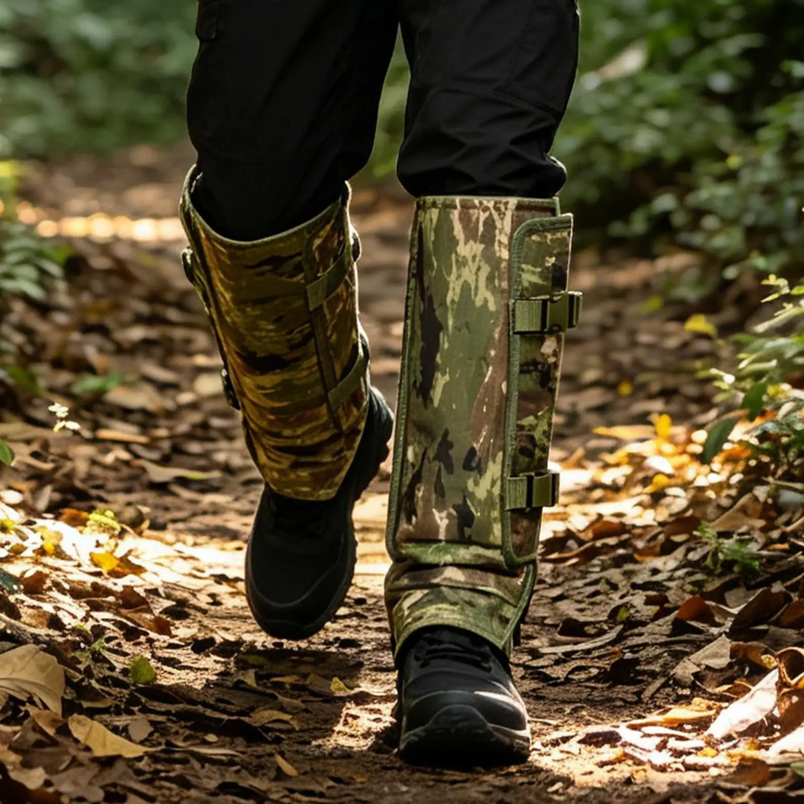 

Leg Gaiters 1-Pair Bite-Proof Lightweight Hunting Leg Guards Waterproof Gaiters For Outdoor Trail Running Camping Fishing