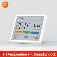 Xiaomi DUKA Atuman th1 LCD Electronic Digital Temperature Humidity Meter Clock Indoor Thermometer Hygrometer Weather Sensor