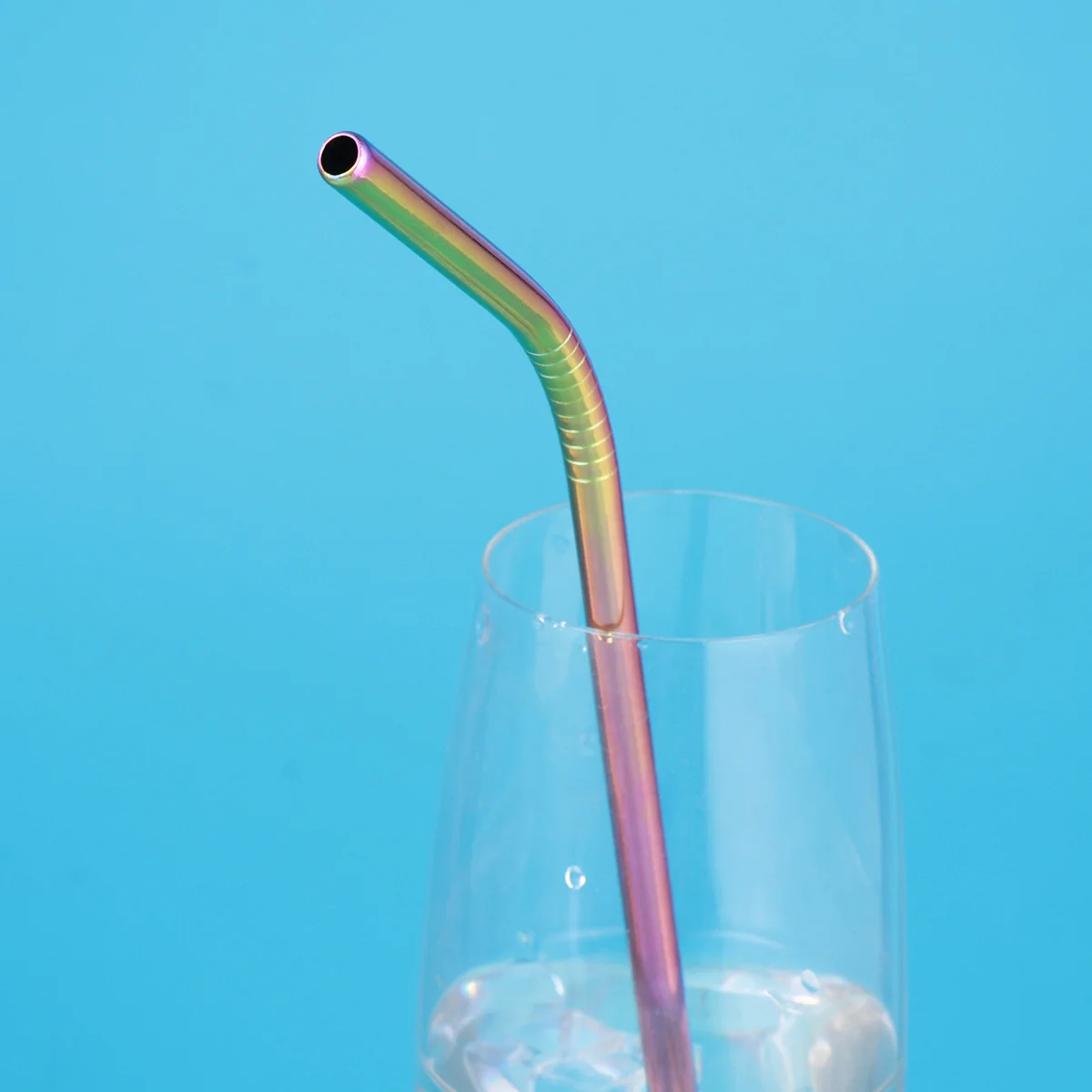 

1Pcs Stainless Steel Drinking Straw 215x6mm Reusable Straight Curved Straw for Tumblers Eco Friendly Antirust Safe