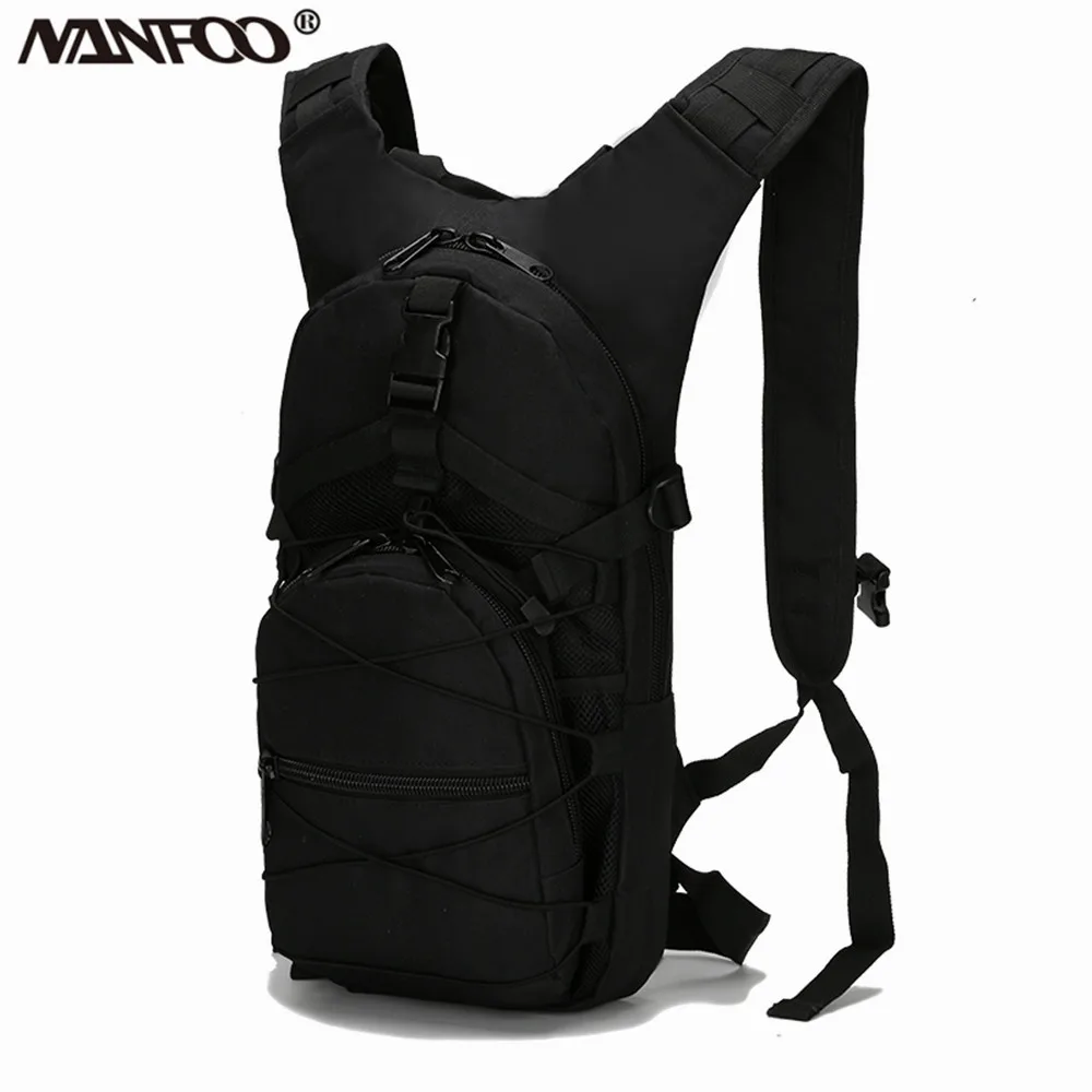 Hotselling Waterproof Hiking Climbing Backpack Tear Wear-Resistant 600D Oxford Fabric Riding  Cycling Bag With Helmet Position