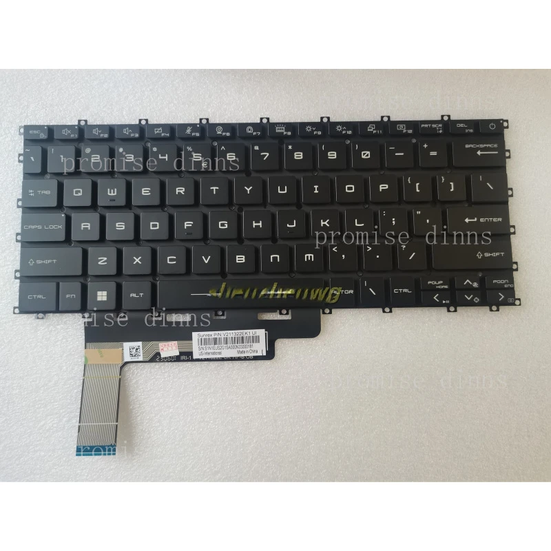 

Новая RGB-клавиатура с подсветкой для MSI Modern 14 C11M C12M C12MO C13M C13MG MS-14J1 (US-раскладка)