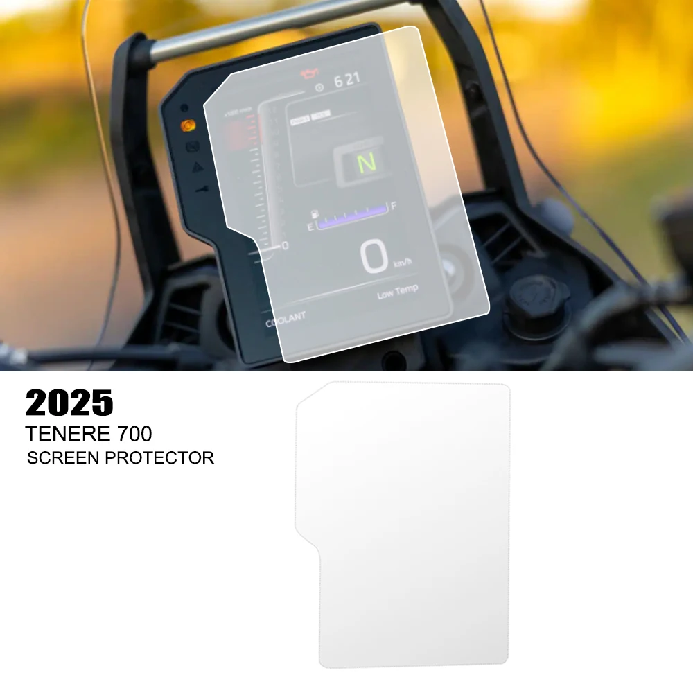

2025 Tenere 700, приборная панель с кластером царапин для Yamaha Tenere700, новая защитная пленка для инструментов для мотоцикла
