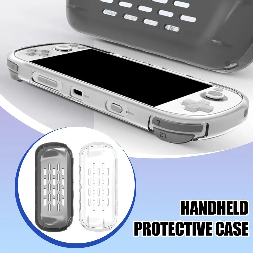 For TRIMUI SMART PRO Handheld Protective Cover TRIMUI SMART PRO Game Case Cover Transparent Protective Cover