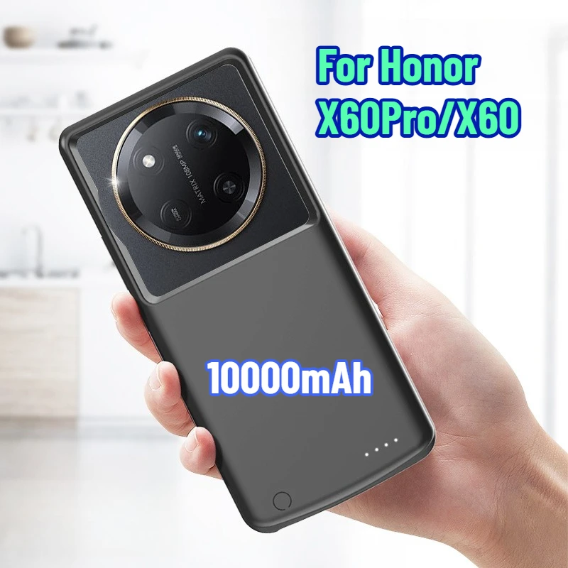 

For Honor X60Pro/X60 Back Clip Power Bank Portable Battery Phone Case with Large Capacity Power Supply