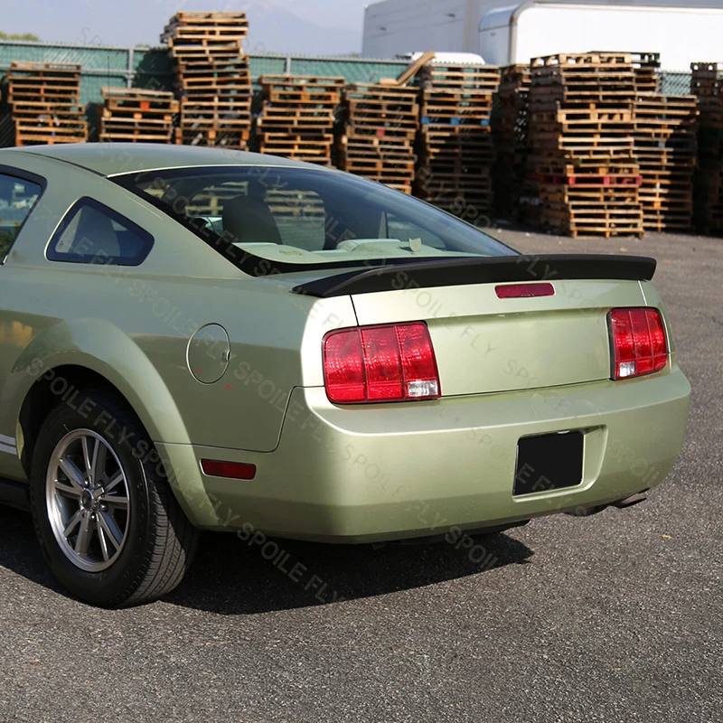 

2004 To 2009 For Ford Mustang GT500 GT Style Car Rear Wing Spoiler Lip High Quality ABS Glossy Black Body Kit