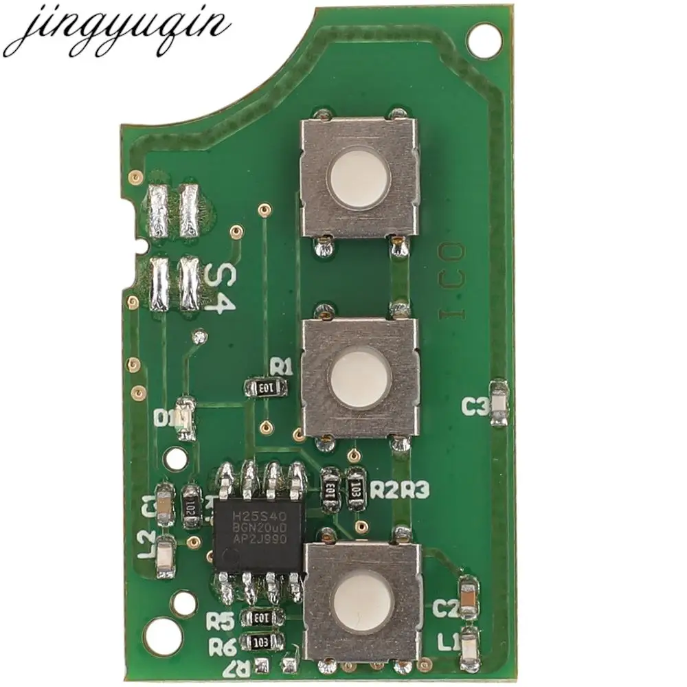 Jingyuqin-Clé télécommande 3B 433Mhz ID48, pour VW Golf Jetta Beetle Polo Tiguan Touran Caddy Eos Up 1J0959753DA/AH, verrerie 0959753G DA8000M