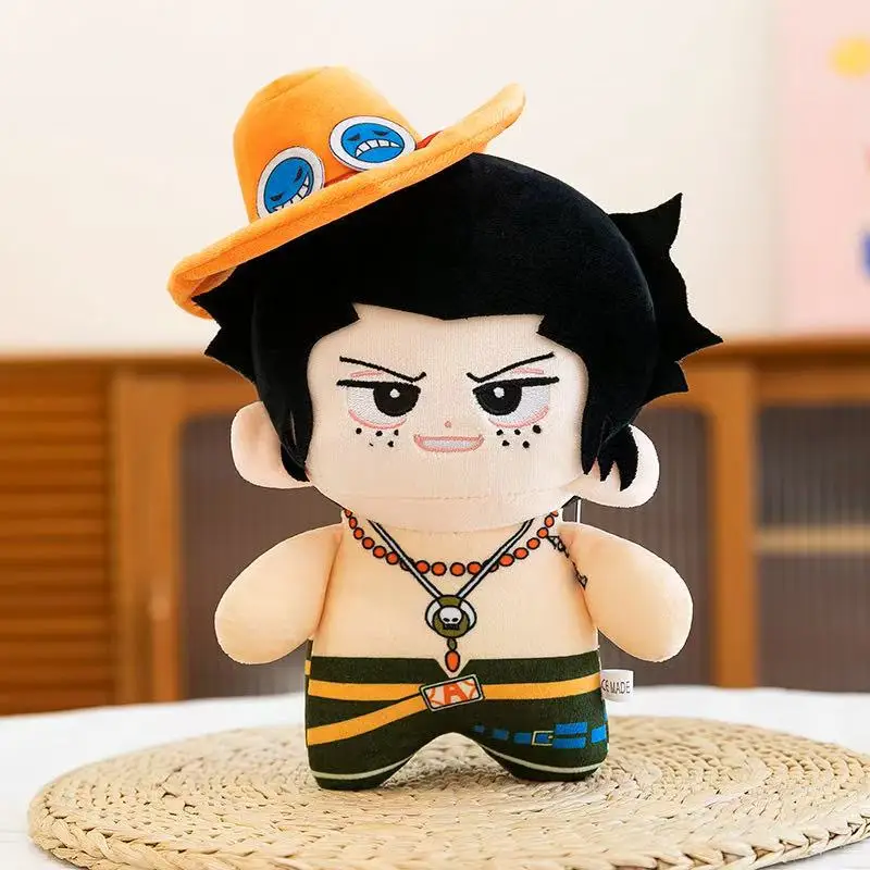 

26cm Latest One Piece Luffy Long Aishanzhi Doll Office Ornament Stuffed Plush Toy Handmade Doll Cartoon Anime Cute Gift Fun Doll