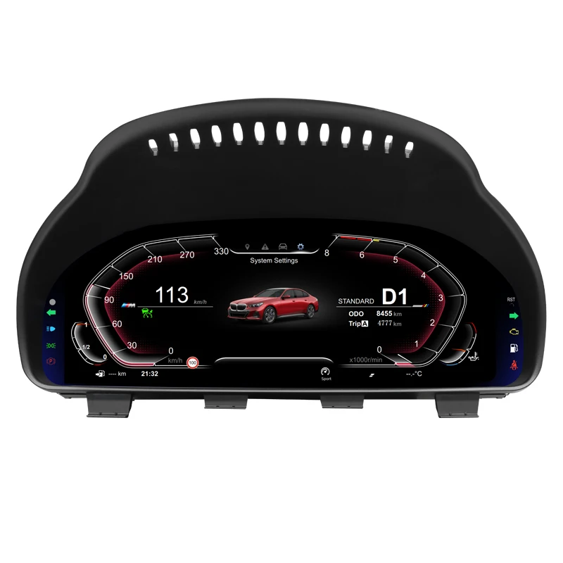 

Car Digital Instrument Cluster Dash Speed meter Gauge Display Water Temp Oil Pressure for 5 Series F10/F11/F18 2010-2017