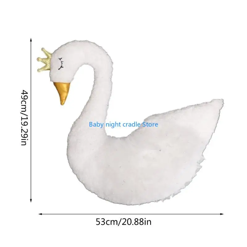 J2FF الوليد التصوير الدعائم DIY صورة خلفية بجعة وسادة استحمام الطفل الدعائم الطرف #6