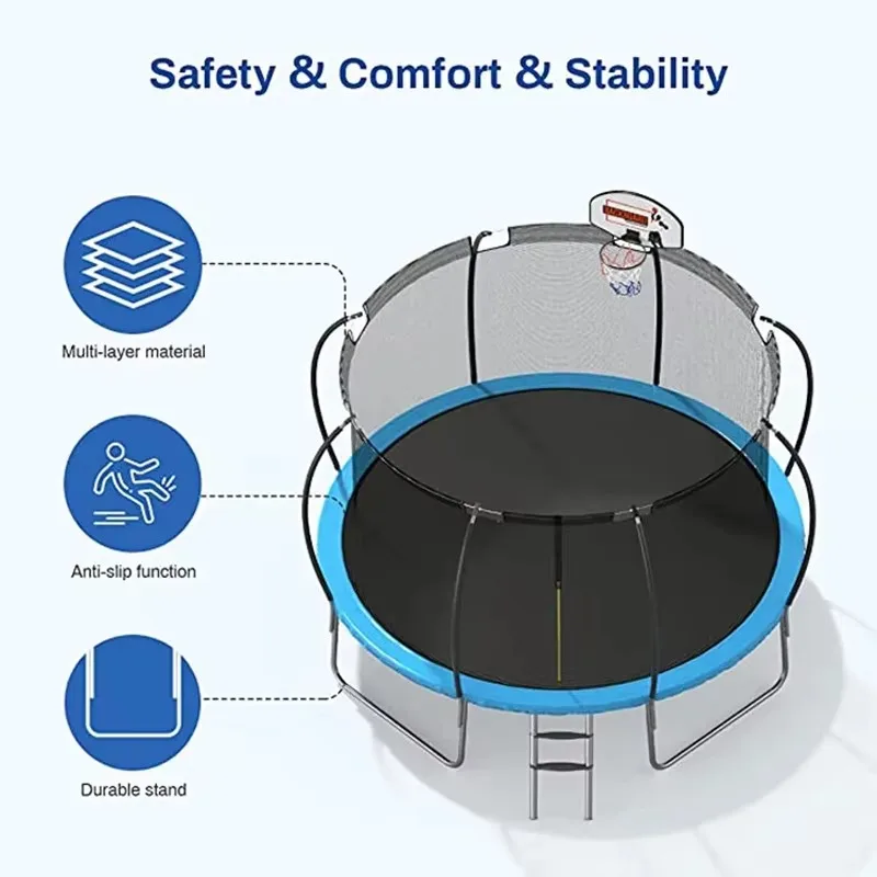 

High Quality Children Bouncy Bed With Edge Jumping Bed Water Trampoline Outdoor Household Adult