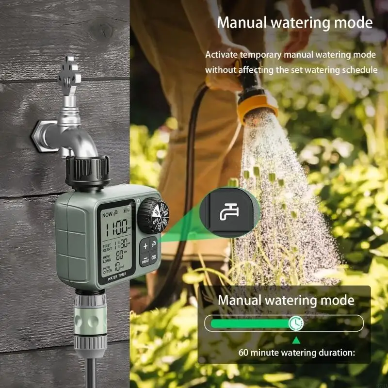 Customizable Hose Device With Soak Mode And impermeable Seal For Improved Plant Care 87HA