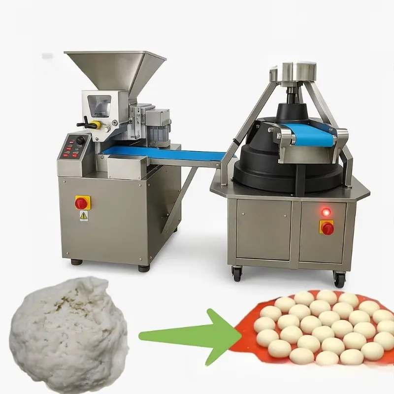Simple Operation Quick Setup Dough Divider Rounder Custom User Friendly Dough Ball Making Machinery for Bakery Production