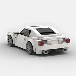 MOC Toyotas GT86 Car Building Blocks Compatible with LEGOs 8-Slots Car Assembled Puzzle Toy Car for Children's Festival girls
