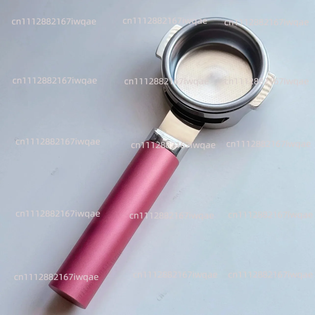 cnc-stainless-steel-hollow-bottomless-coffee-machine-handle-no-powder-bowl-included