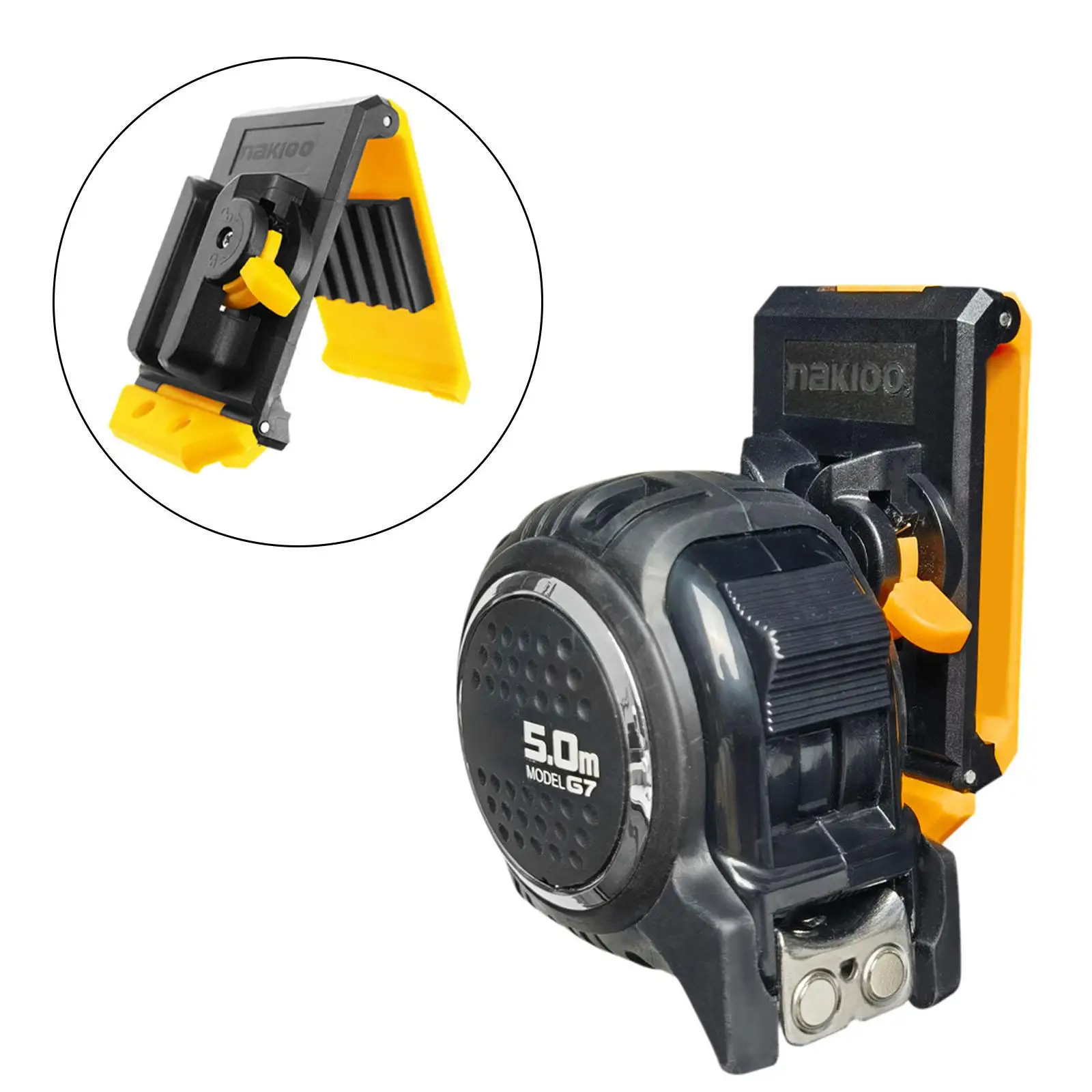 Tool Holder Belt PP Tape Measure Holder Sturdy Clip for Tool Waist Belt Woodworking and Maintenance
