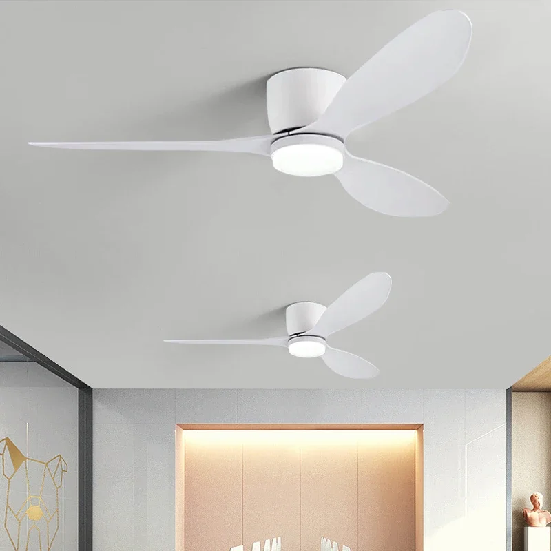 RONIN Nordic LED Fan Light Modern Minimalism Restaurant Living Room Study Ceiling Fan Light Remote Electric Fan Light