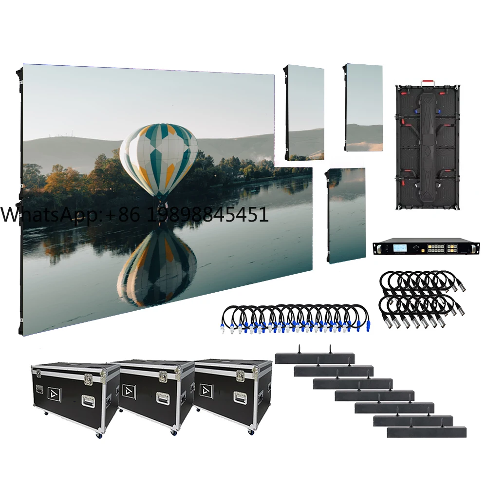 

High Brightness P3.91 Outdoor LED Display for Live Performances Waterproof Stage Rental LED Wall for Background LED Screen