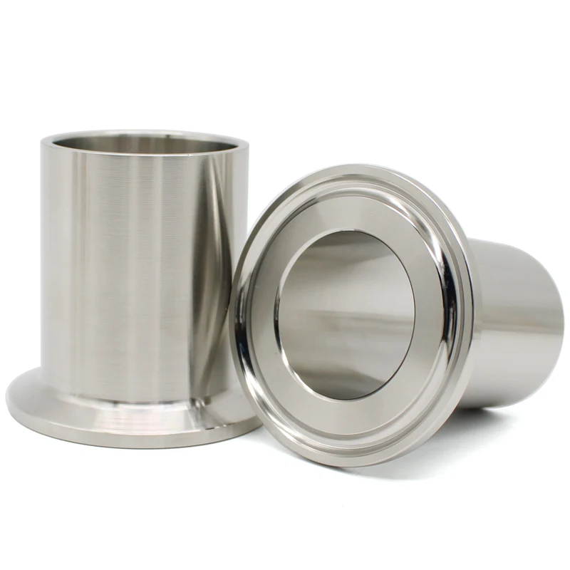 50mm Long 19-102mm Pipe Outer Diameter Butt Welded 1.5'-4' Three Snap Ring 304/316L Quick Connect Chuck End Clamp Joint