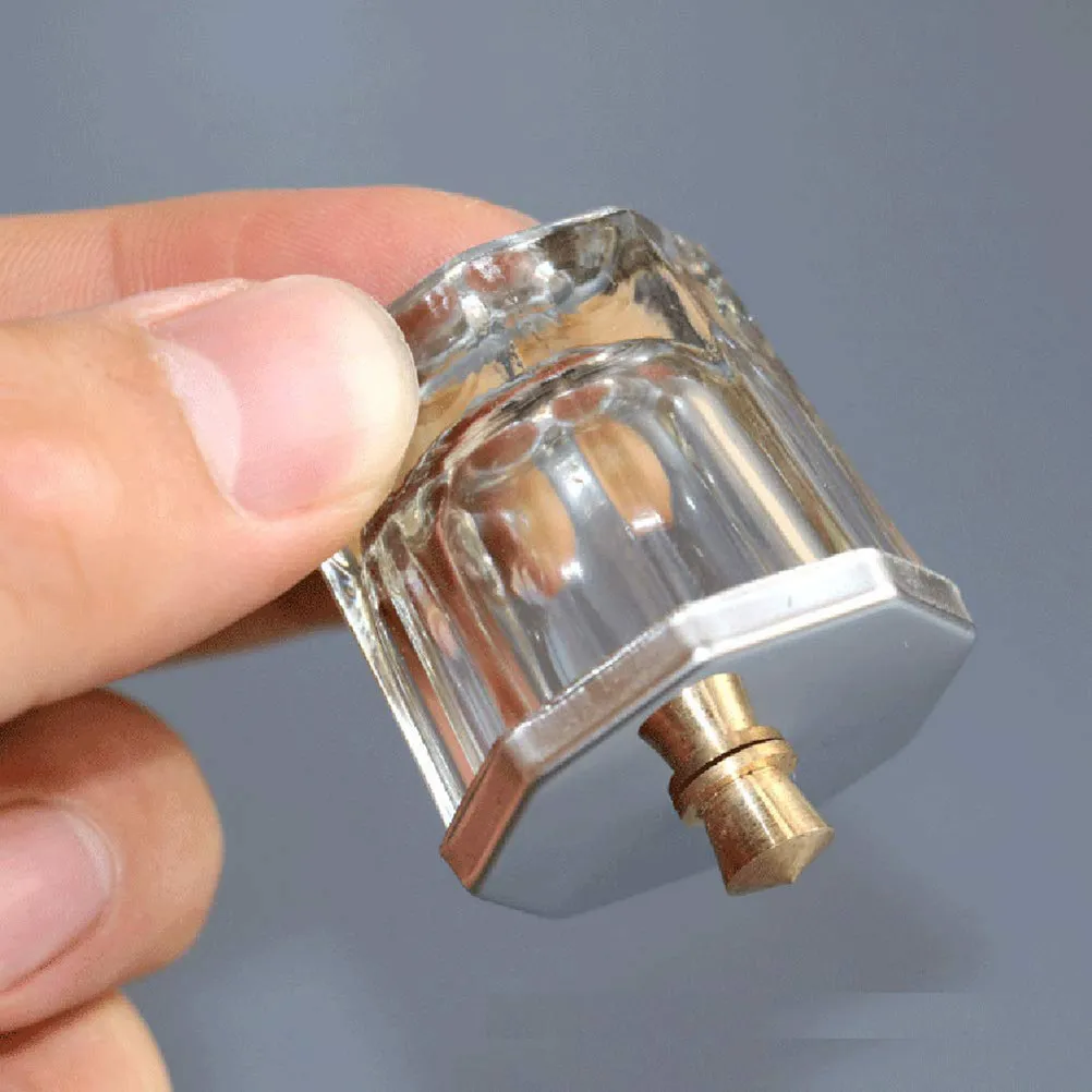 

2Pcs Crystal Cup Clear Octagon Glass Cups for Mixing Nail Liquid Powder Ideal Nail Art Tool Manicure Supplies for Salon Home Use