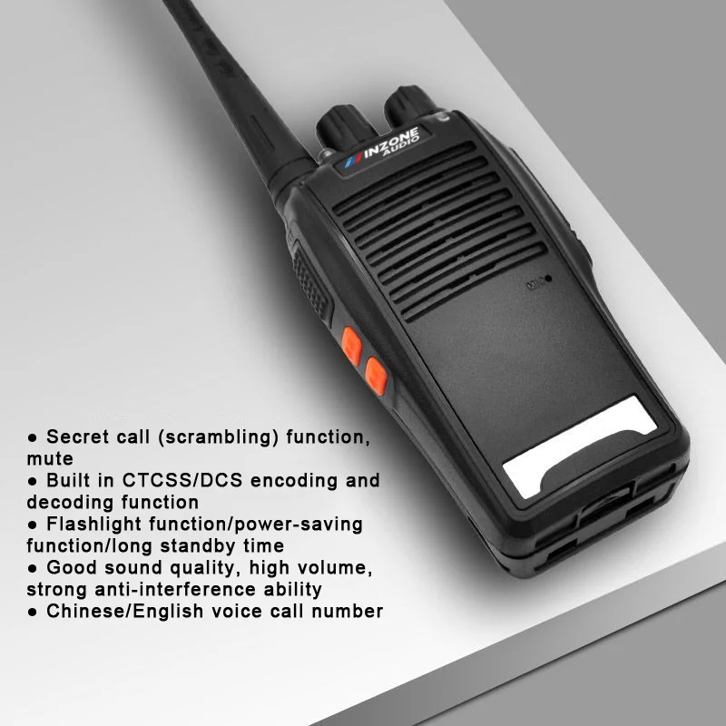 INZONE AUDIO 777S جهاز اتصال لاسلكي لاسلكي عالي الطاقة خارجي كلاسيكي طويل الاستعداد لمطعم الفندق