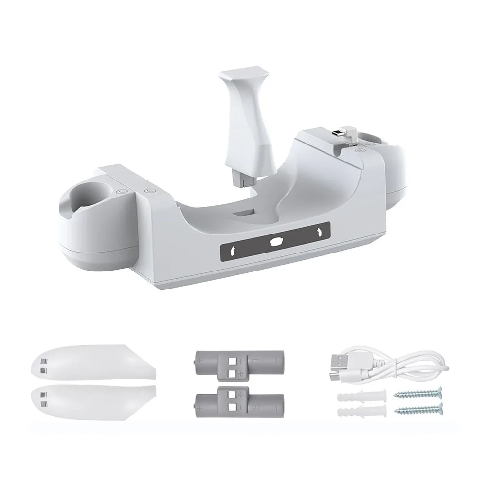AS62 Charger Docking Station Base Wall Mount for Meta Quest 3 Charger Station Controller for Oculus VR Accessories