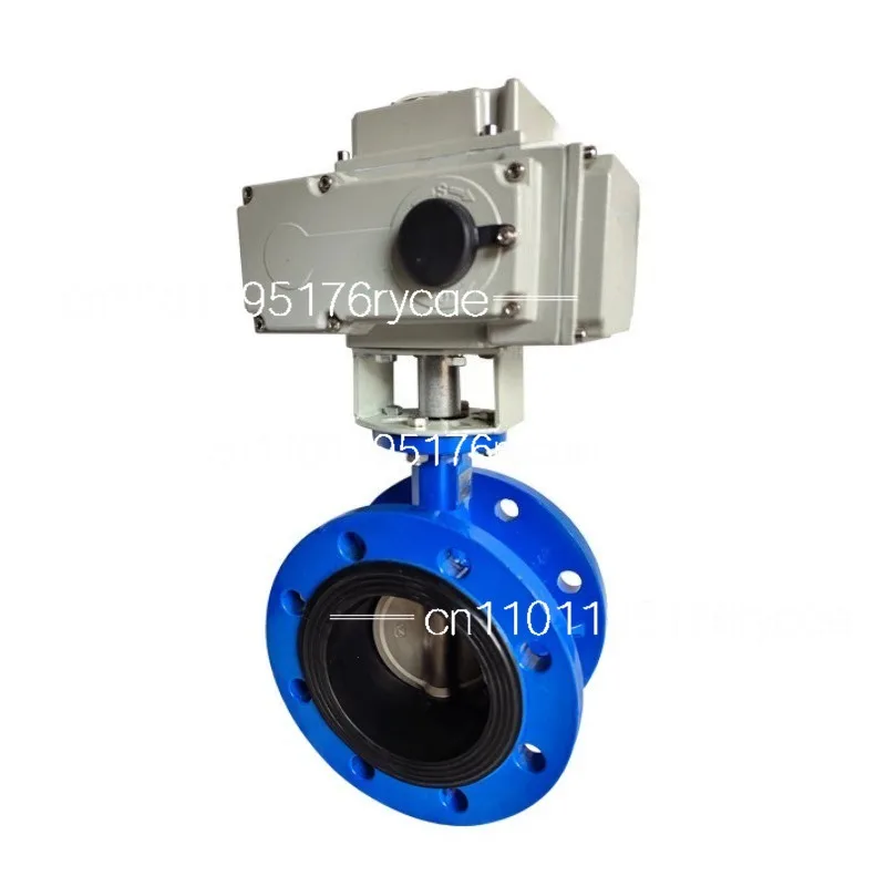 Electric soft seal flange  valve switch, adjustable shut-off valve control valve