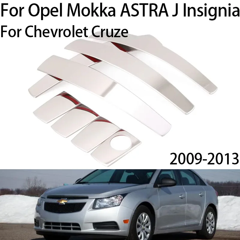 For Chevrolet Cruze 2009-2013 For Opel Mokka ASTRA J Insignia Car Door Handles Covers Overlays Protection Catch Cap Sticker