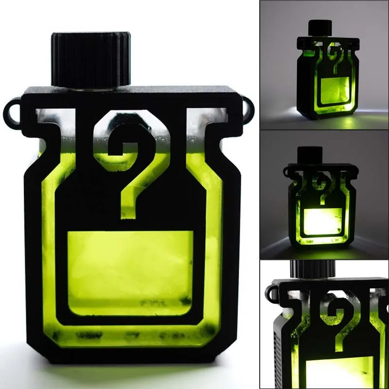 Botella de agua en forma de poción Monster Hunter de 500ml, periféricos de juego, hervidor de plástico semitransparente, no adecuado para agua caliente, nuevo