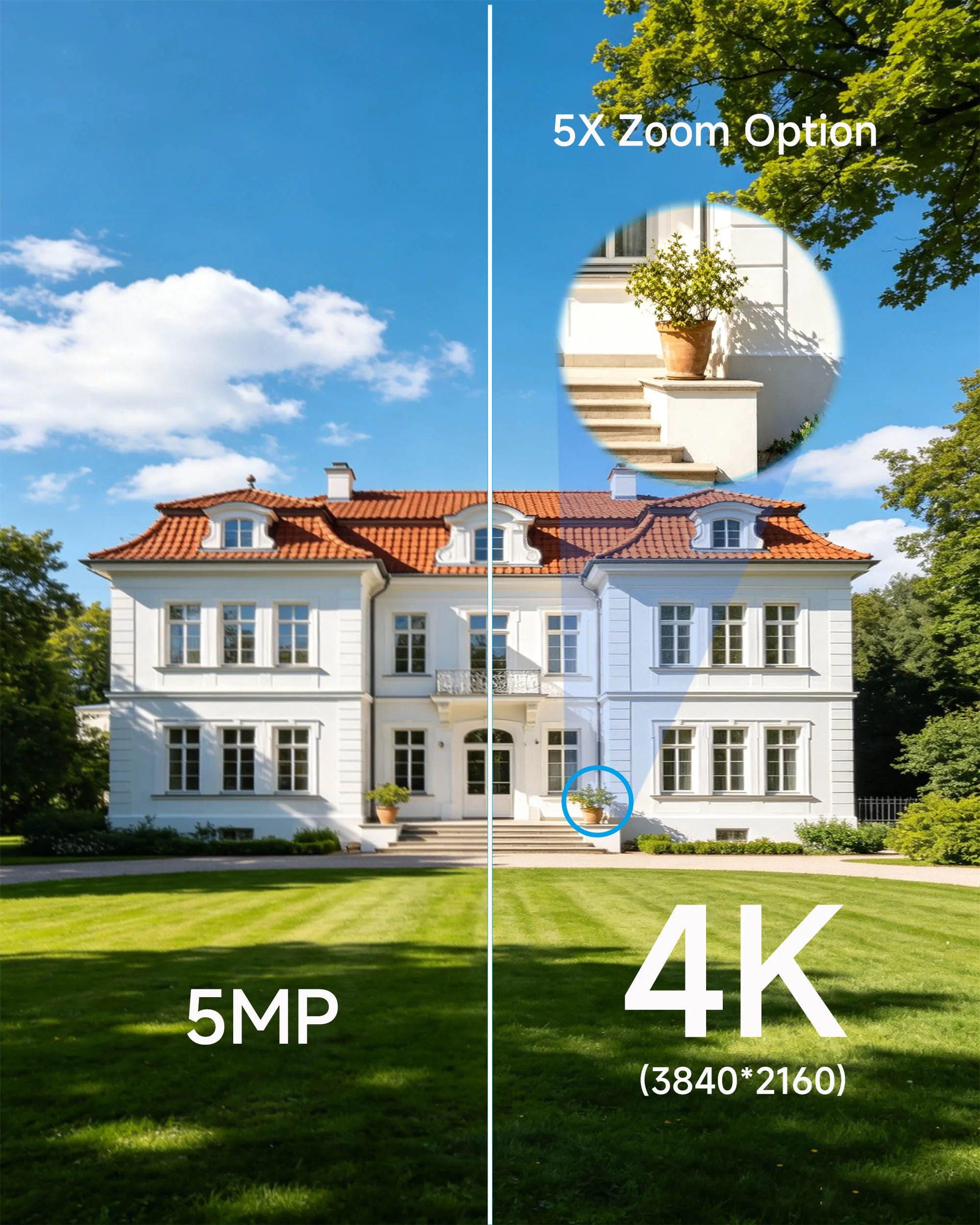 BFMore 4K 8MP PoE Outdoor 5X Zoom 2MP Two-way Audio 5MP Bullet Surveillance P2P ONVIF Human Detect IP камера Email Alert