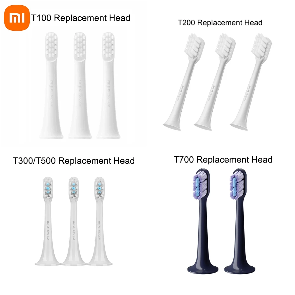 

Xiaomi T100 T200 T300 T500 T700 Sonic Electric Toothbrush Replacement Brush Head Suitable for Mijia Electric Toothbrush