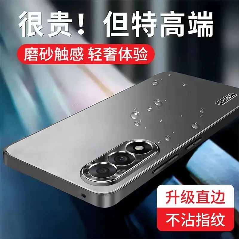 Etui na OnePlus Nord 5 Luksusowe Metalowe Soczewki Matowe Ultracienkie PC Cover na Oneplus ACE5 Ultra/Nord5 5G Odporne na Upadki Funda — zdjęcie produktu 2