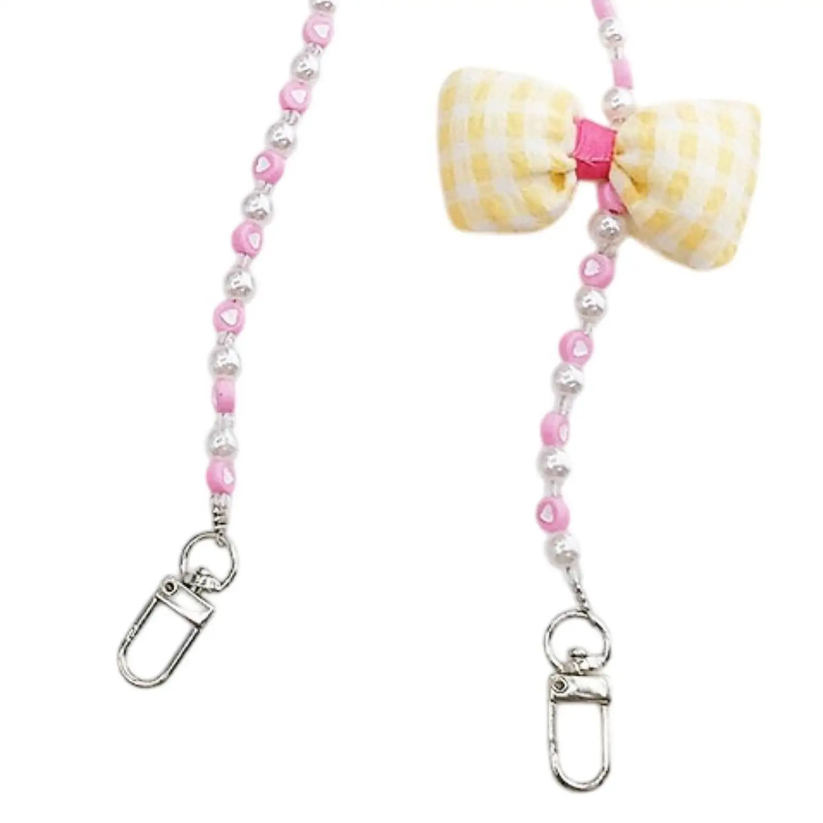 Crossbody Phone Lanyard Metal Clips Creative Portable Detachable Phone Charm