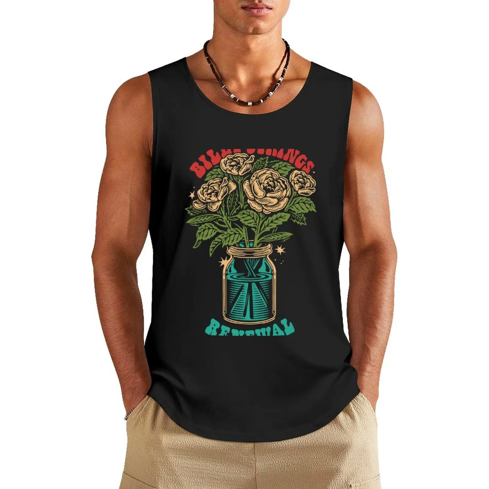 

Billy Strings FALL WINTER 2021 Tank Top gym for men summer Men's tops sleeveless jackets bodybuilding t-shirt