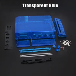 TRN Blue/Red Housing Shell with Retail Packaging Cover Housing Case for Nintend Wii Console Replacement with Retail Parts Acces