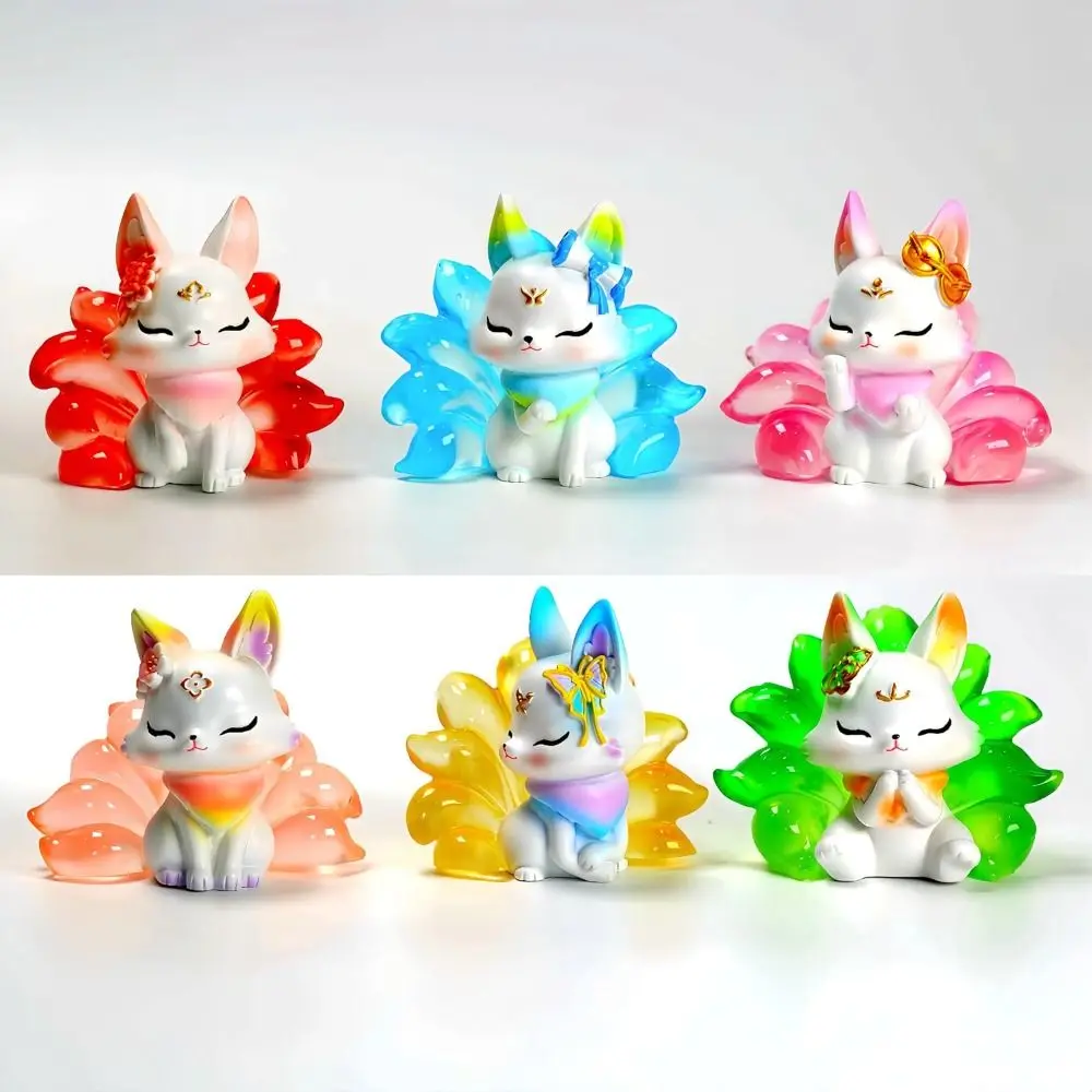 Nine-tailed Demon Fox Nine-tailed Demon Fox Blind Box Collectible Popular Popular Mystery Boxes Random Style Goodie Treat Boxes