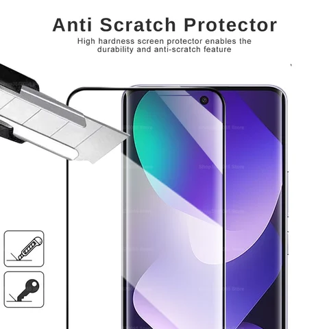 Набор защитных стекол из 2 предметов для Xiaomi Redmi Note 15 5G 4G Note15, закаленное стекло Redmi Note 15 Pro Plus 15Pro + Защитная пленка для экрана