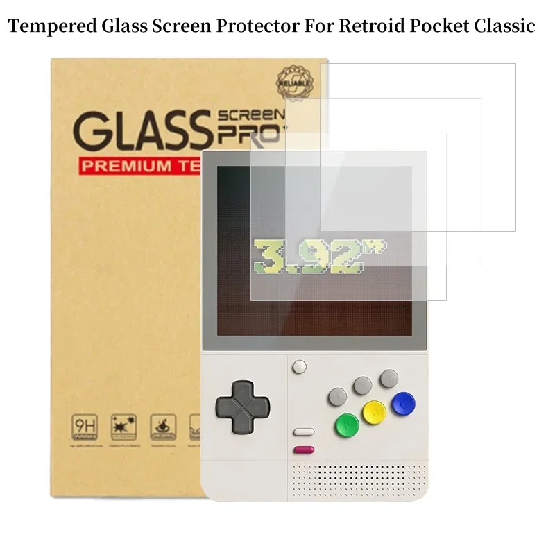 

New Retroid Pocket Classic Screen Protector Tempered Glass Film RPC RP Classic Console 9H HD Tempered Film Screen Protectors