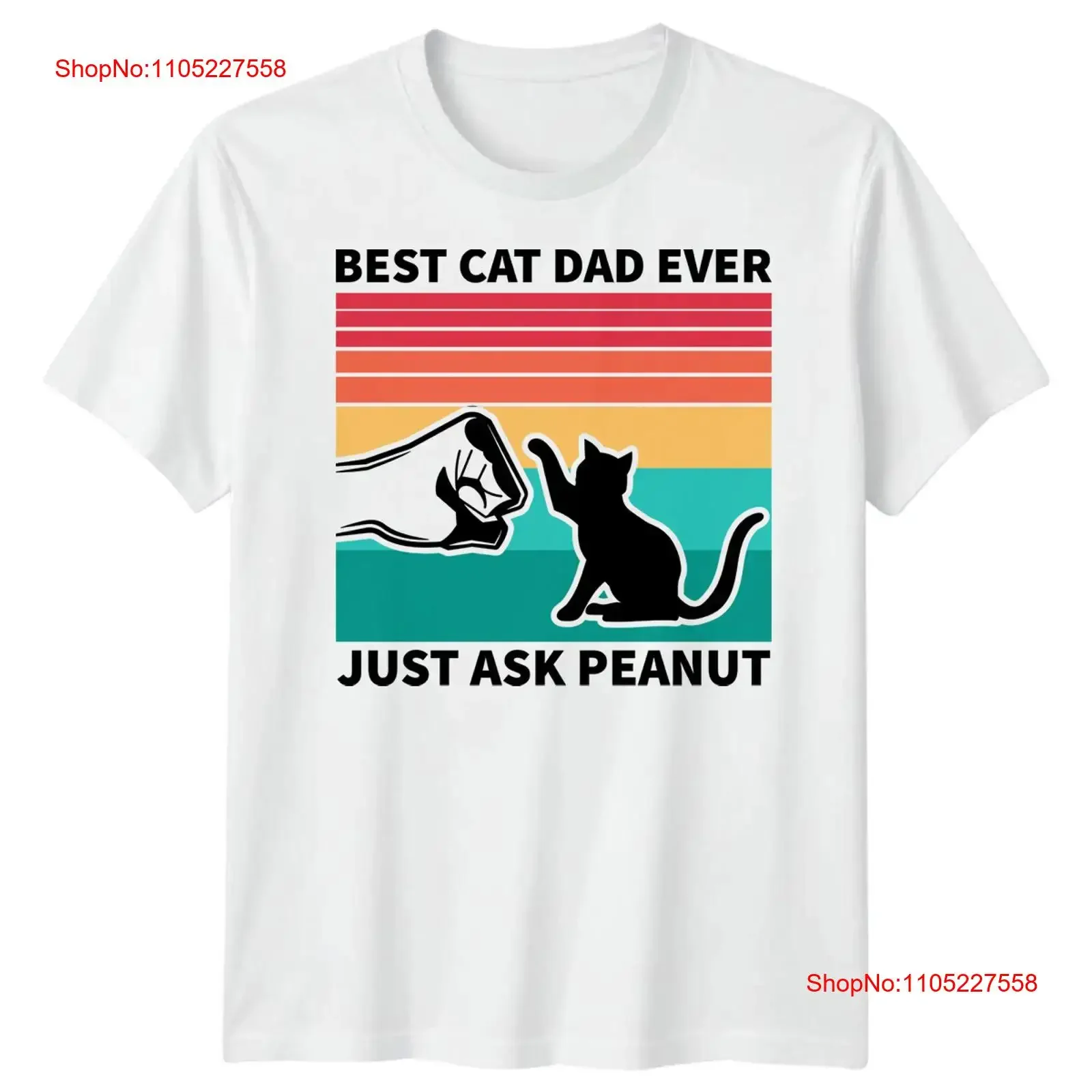 

Mens Best Cat Dad Ever Funny Fathers Day T Shirt Papa Life Daddy FD vintage Washed Stretched Stylish Casual designer clothes
