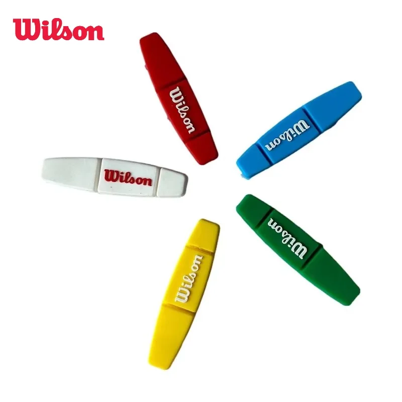 Wilson 60 Stuks Pack Lange Vorm Tennisracket Trillingsdempers Siliconen Anti-vibratie Tennisracket Schokdemper